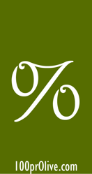 100PrOlive Logo